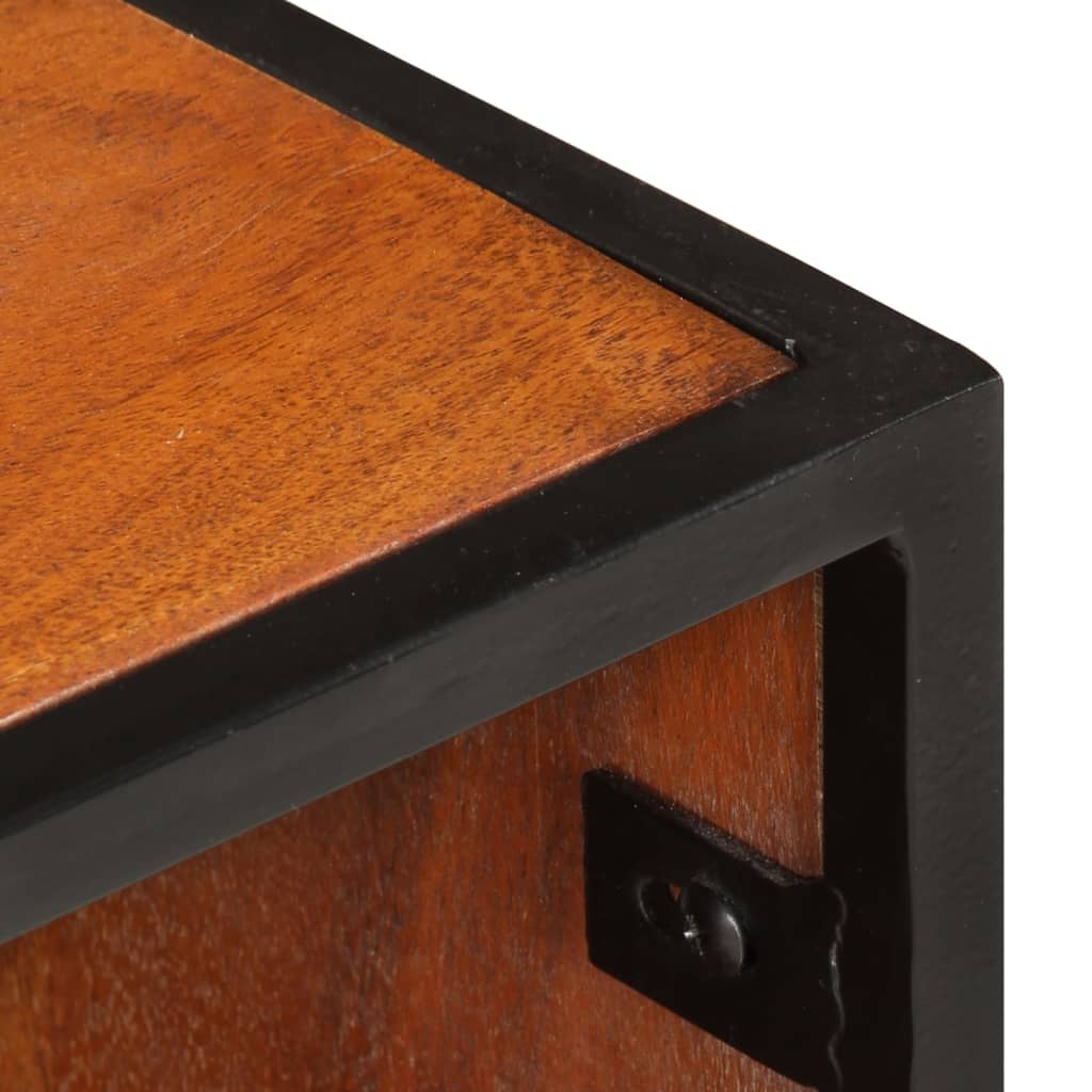vidaXL Bed Cabinet 40x30x50 cm Solid Acacia Wood - Brown