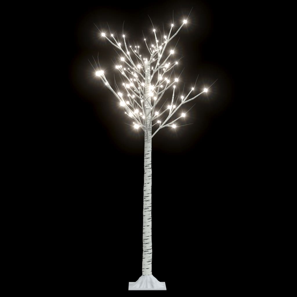 vidaXL Christmas Tree 156 LEDs 1.5 m Cold White Willow Indoor Outdoor