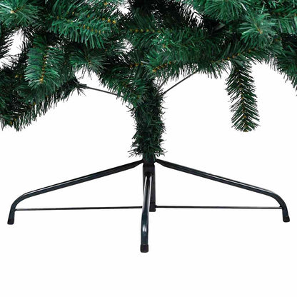 vidaXL Artificial Half Pre-lit Christmas Tree with Ball Set Green 120 cm - 46960