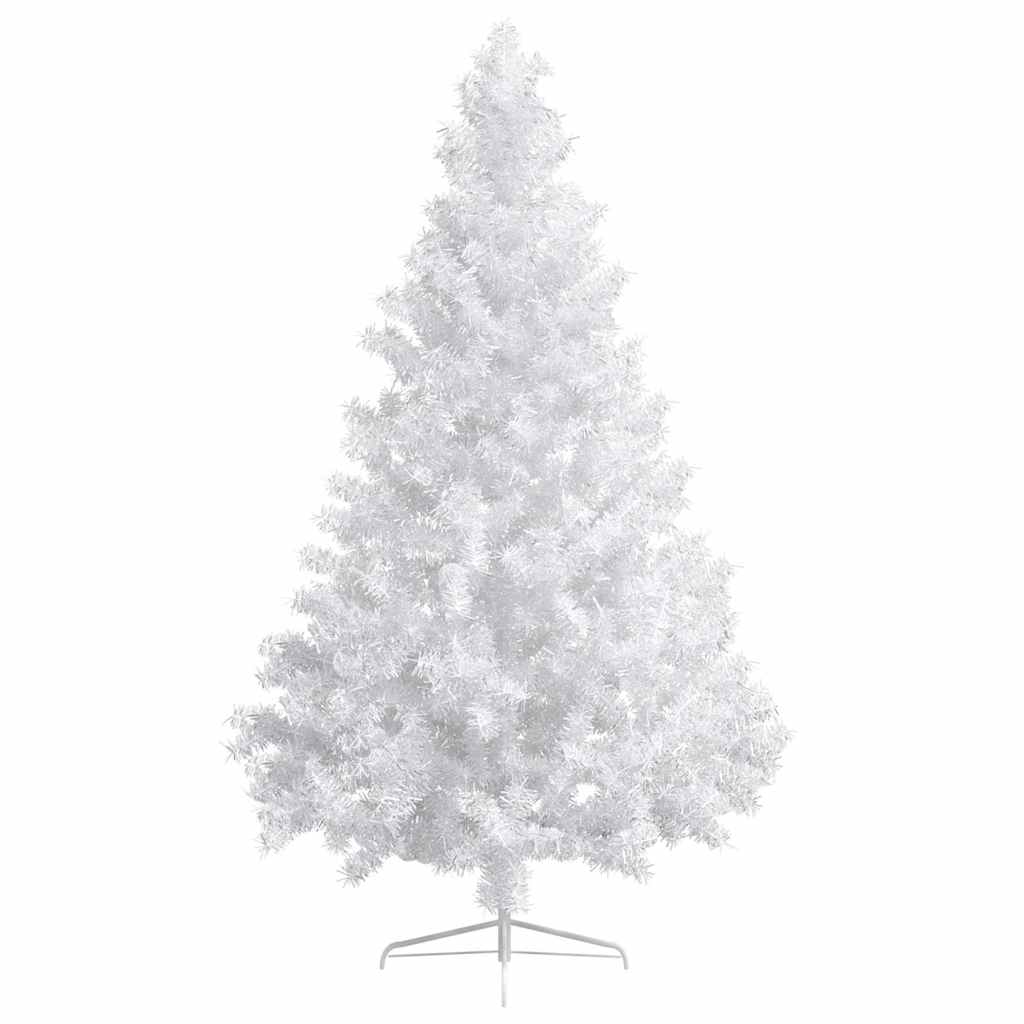 vidaXL Artificial Half Pre-lit Christmas Tree with Ball Set White 180 cm - 110 x 110 x 180 cm