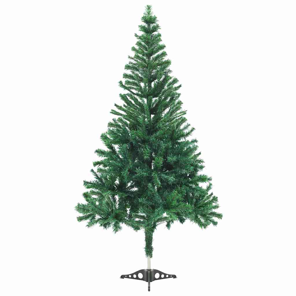vidaXL Artificial Pre-lit Christmas Tree with Ball Set 120cm 230 Branches - Gre - 65 x 30 x 120 cm