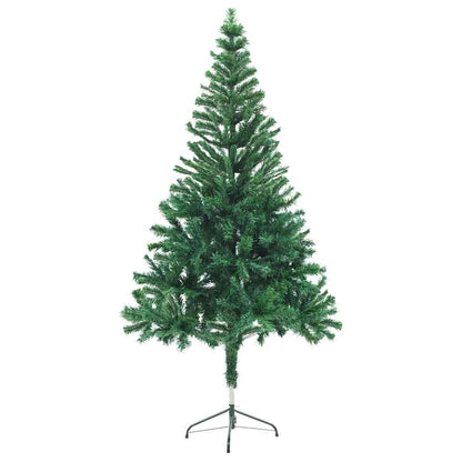 vidaXL Artificial Pre-lit Christmas Tree with Ball Set 150cm 380 Branches - Gre - 70 x 35 x 150 cm