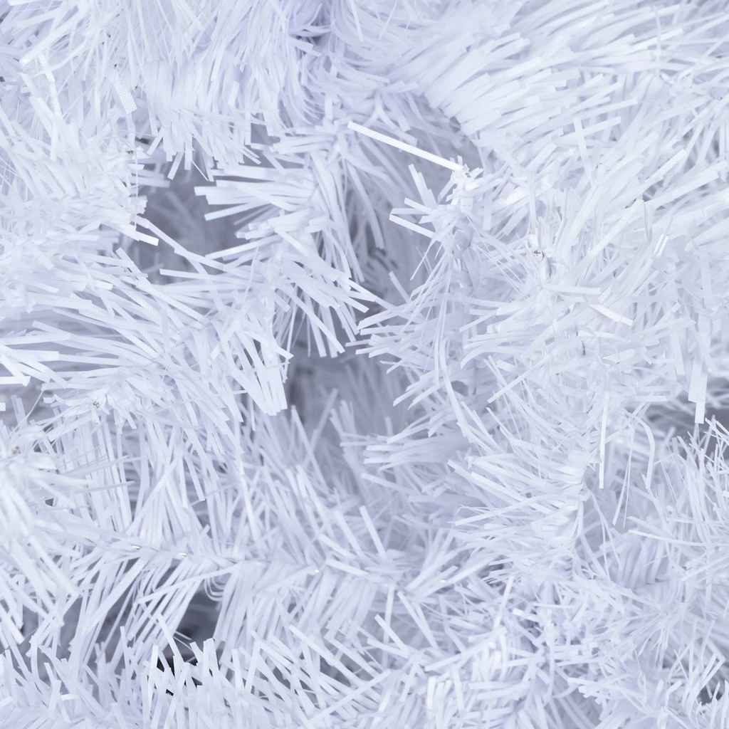 vidaXL Artificial Pre-lit Christmas Tree with Ball Set 120cm 230 Branches - White - 65 x 30 x 120 cm
