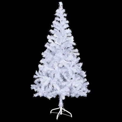 vidaXL Artificial Pre-lit Christmas Tree with Ball Set 120cm 230 Branches - White - 65 x 30 x 120 cm
