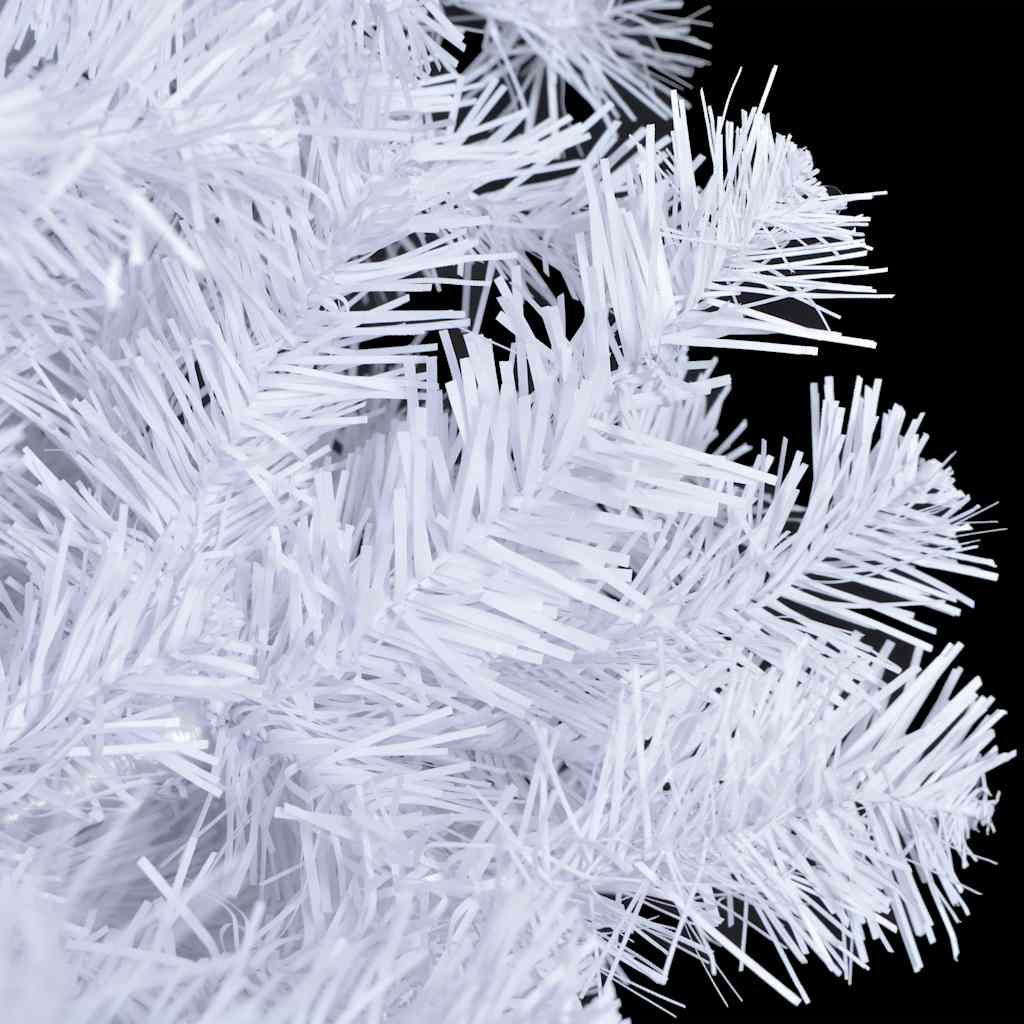 vidaXL Artificial Pre-lit Christmas Tree with Ball Set 150cm 380 Branches - White - 70 x 35 x 150 cm