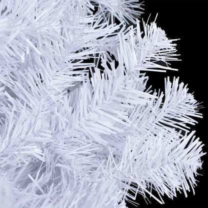 vidaXL Artificial Pre-lit Christmas Tree with Ball Set 150cm 380 Branches - White - 70 x 35 x 150 cm