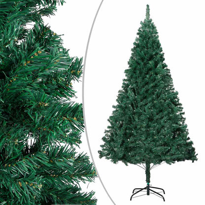 vidaXL Artificial Pre-lit Christmas Tree with Ball Set Green 240 cm - 240 x 125 cm
