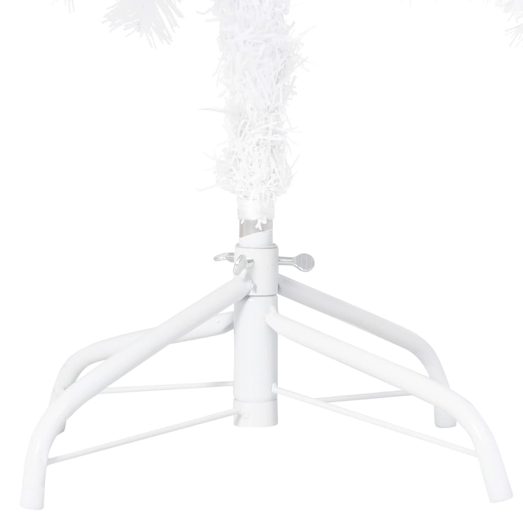vidaXL Artificial Pre-lit Christmas Tree with Ball Set White 240 cm - 240 x 125 cm