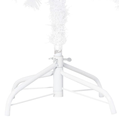 vidaXL Artificial Pre-lit Christmas Tree with Ball Set White 240 cm - 240 x 125 cm