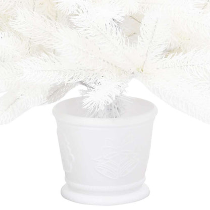 vidaXL Artificial Pre-lit Christmas Tree with Ball Set White 90 cm - 50 x 50 x 90 cm