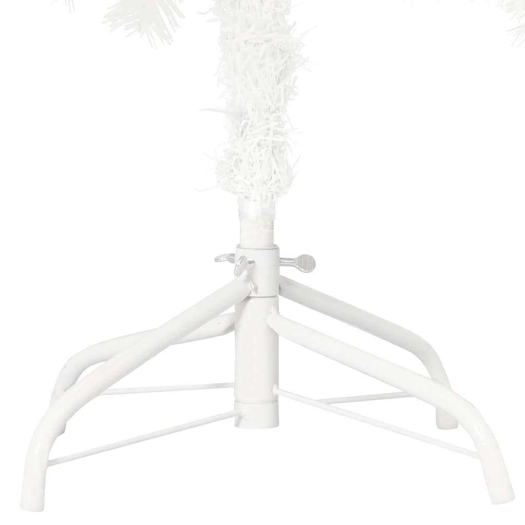 vidaXL Artificial Pre-lit Christmas Tree with Ball Set White 240 cm - 240 x 100 cm
