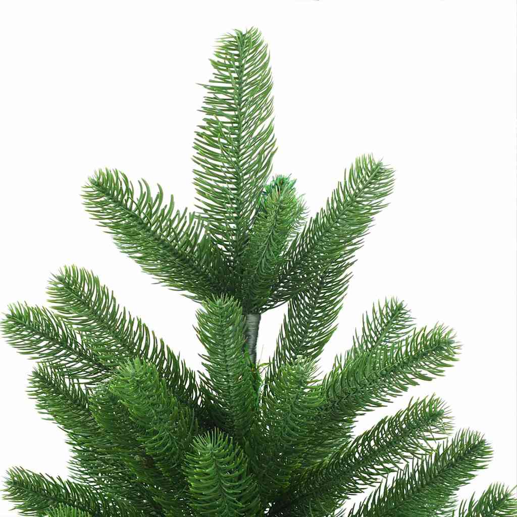 vidaXL Artificial Pre-lit Christmas Tree with Ball Set 210 cm Green - Gre - 105 x 105 x 210 cm