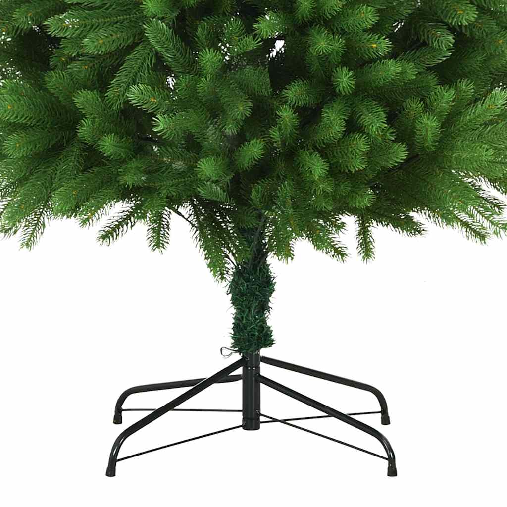 vidaXL Artificial Pre-lit Christmas Tree with Ball Set 240 cm Green - 240 x 100 cm