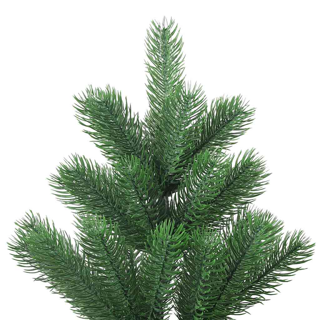 vidaXL Nordmann Fir Artificial Christmas Tree LED&Ball Set Green 210cm - 210 x 150 cm