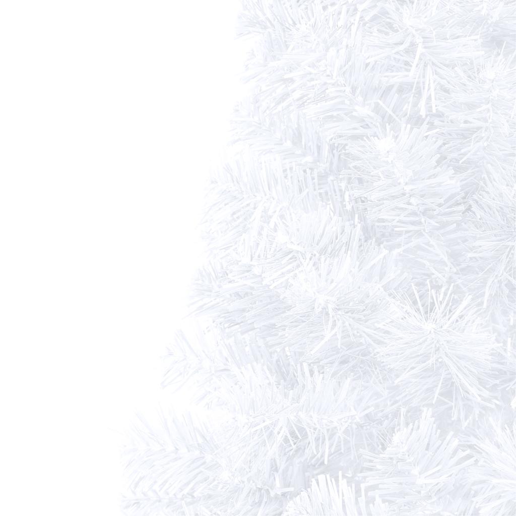 vidaXL Artificial Half Pre-lit Christmas Tree with Ball Set White 150 cm - 95 x 95 x 150 cm