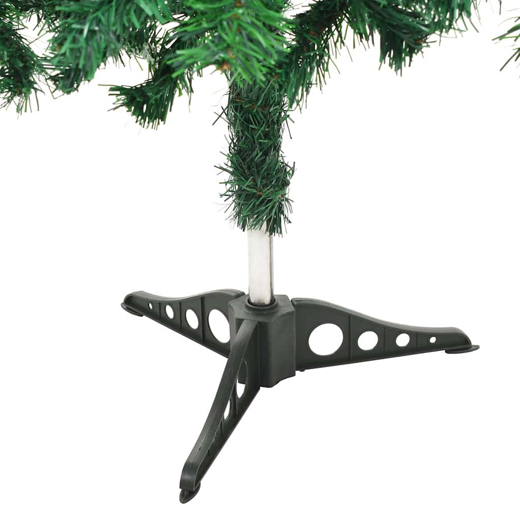 vidaXL Artificial Pre-lit Christmas Tree Ball Set 120 cm 230 Branches - Gre - 65 x 30 x 120 cm