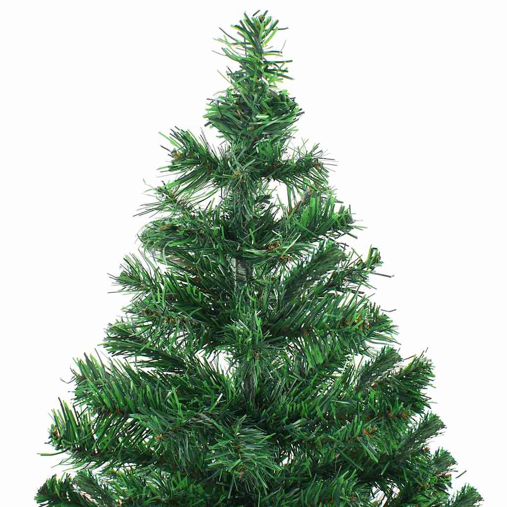 vidaXL Artificial Pre-lit Christmas Tree Ball Set 180 cm 564 Branches - Gre - 90 x 40 x 180 cm