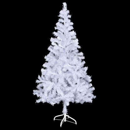 vidaXL Artificial Pre-lit Christmas Tree Ball Set 150 cm 380 Branches - White - 70 x 35 x 150 cm