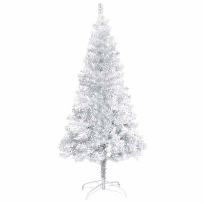 vidaXL Artificial Pre-lit Christmas Tree with Ball Set Silver 120 cm - 65 x 65 x 120 cm
