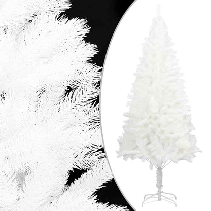 vidaXL Artificial Pre-lit Christmas Tree with Ball Set White 120 cm - 120 x 75 cm