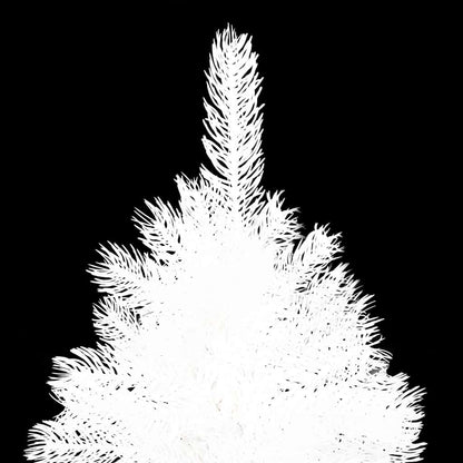 vidaXL Artificial Pre-lit Christmas Tree with Ball Set White 120 cm - 120 x 75 cm