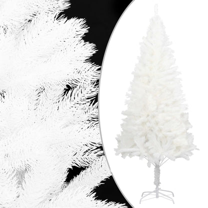 vidaXL Artificial Pre-lit Christmas Tree with Ball Set White 240 cm - 240 x 100 cm - 35225
