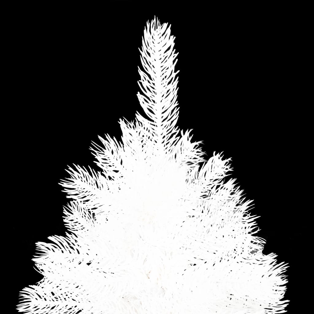 vidaXL Artificial Pre-lit Christmas Tree with Ball Set White 240 cm - 240 x 100 cm - 35225