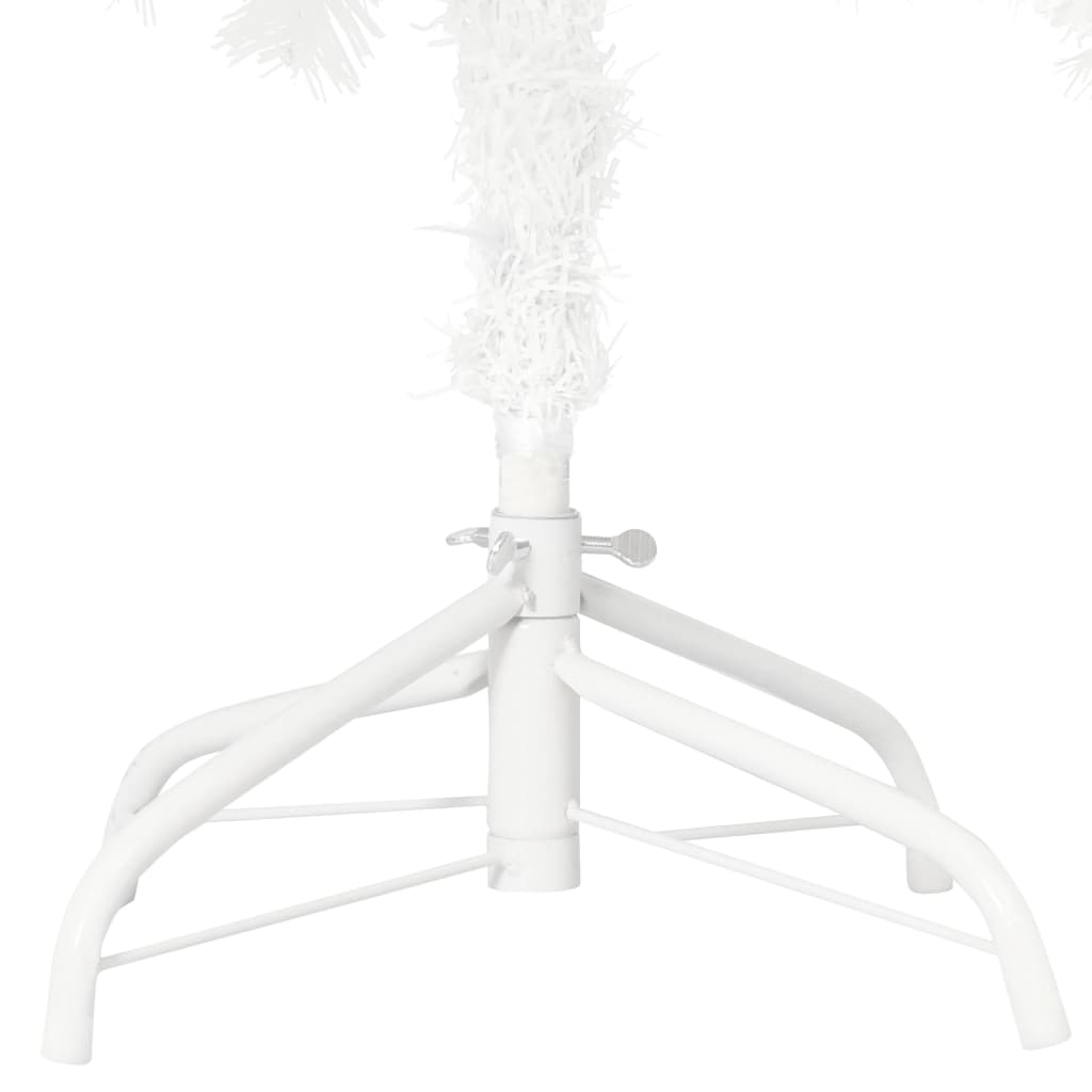 vidaXL Artificial Pre-lit Christmas Tree with Ball Set White 240 cm - 240 x 100 cm - 35225
