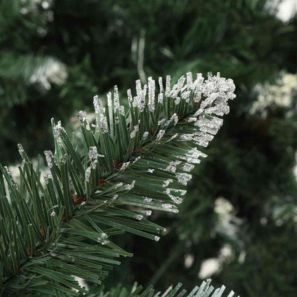 vidaXL Artificial Pre-lit Christmas Tree with Pine Cones 180 cm - Gre - 45 x 45 x 180 cm