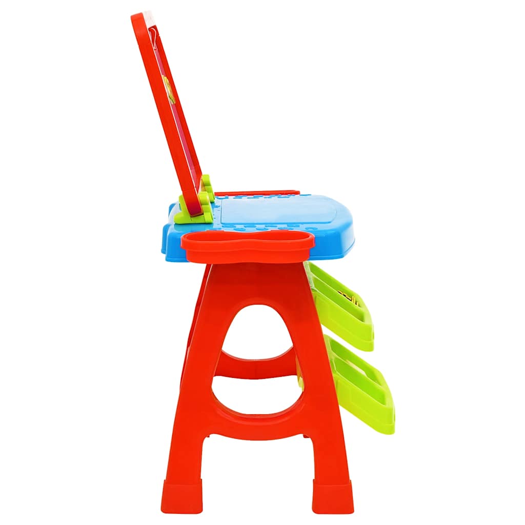 vidaXL 3-1 Children Easel and Learning Desk Play Set - Blue