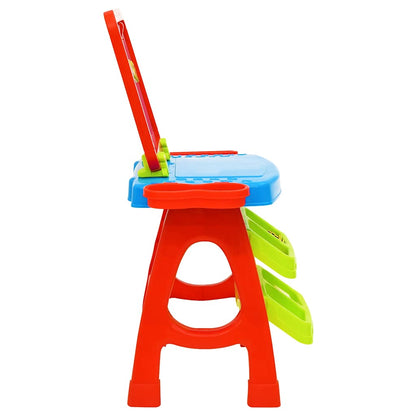 vidaXL 3-1 Children Easel and Learning Desk Play Set - Blue
