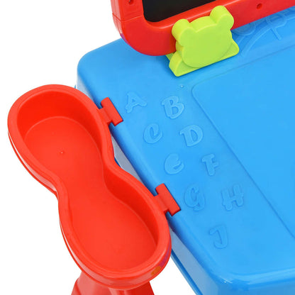 vidaXL 3-1 Children Easel and Learning Desk Play Set - Blue