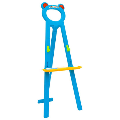 vidaXL 2-1 Children Easel with Chalkboard and Whiteboard - Multicolour