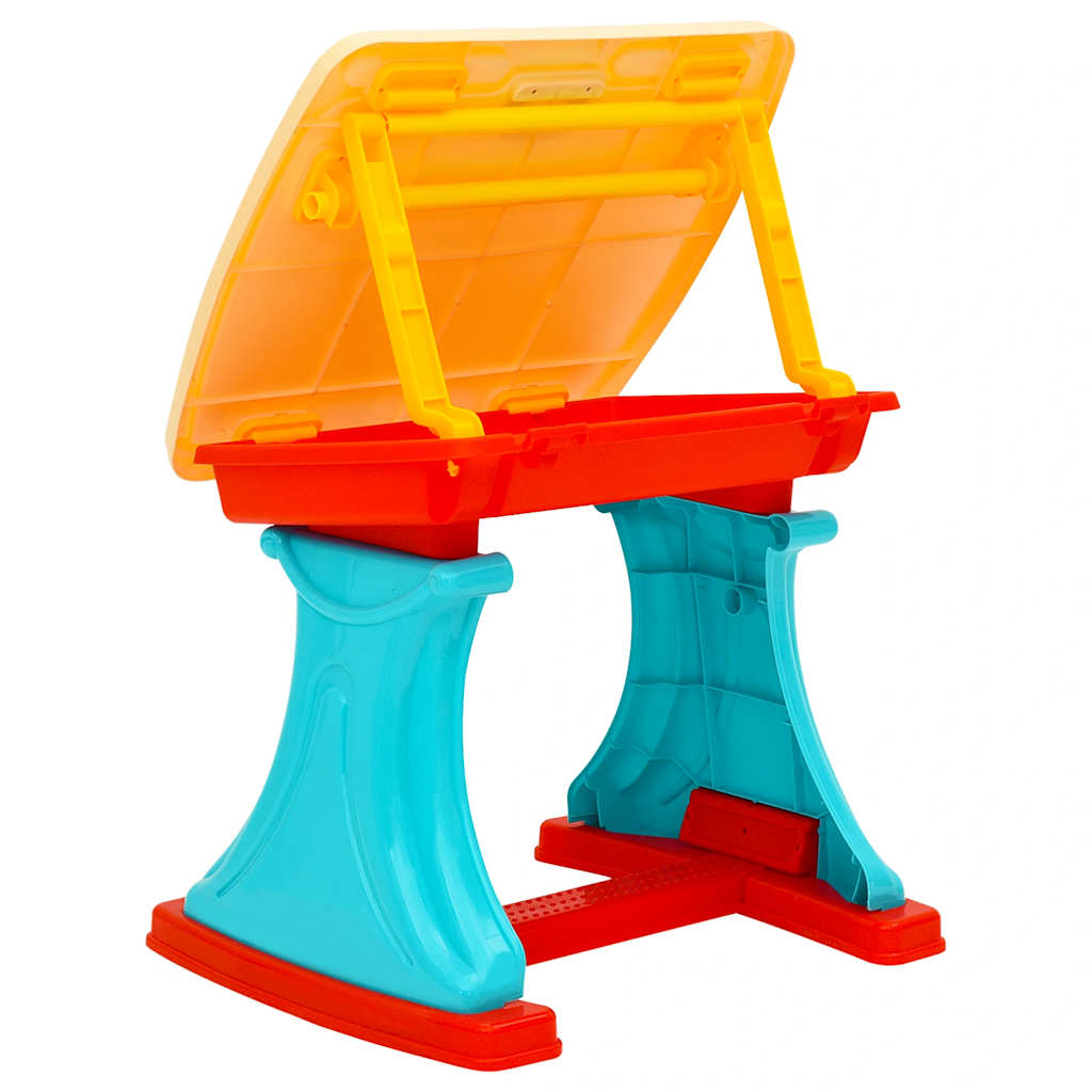 vidaXL Children Learning Desk & Easel Adjustable - Multicolour