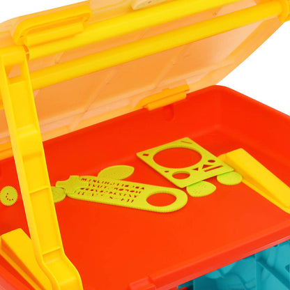 vidaXL Children Learning Desk & Easel Adjustable - Multicolour