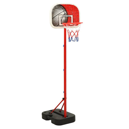vidaXL Portable Basketball Play Set Adjustable 138.5-166 cm - Multicolour
