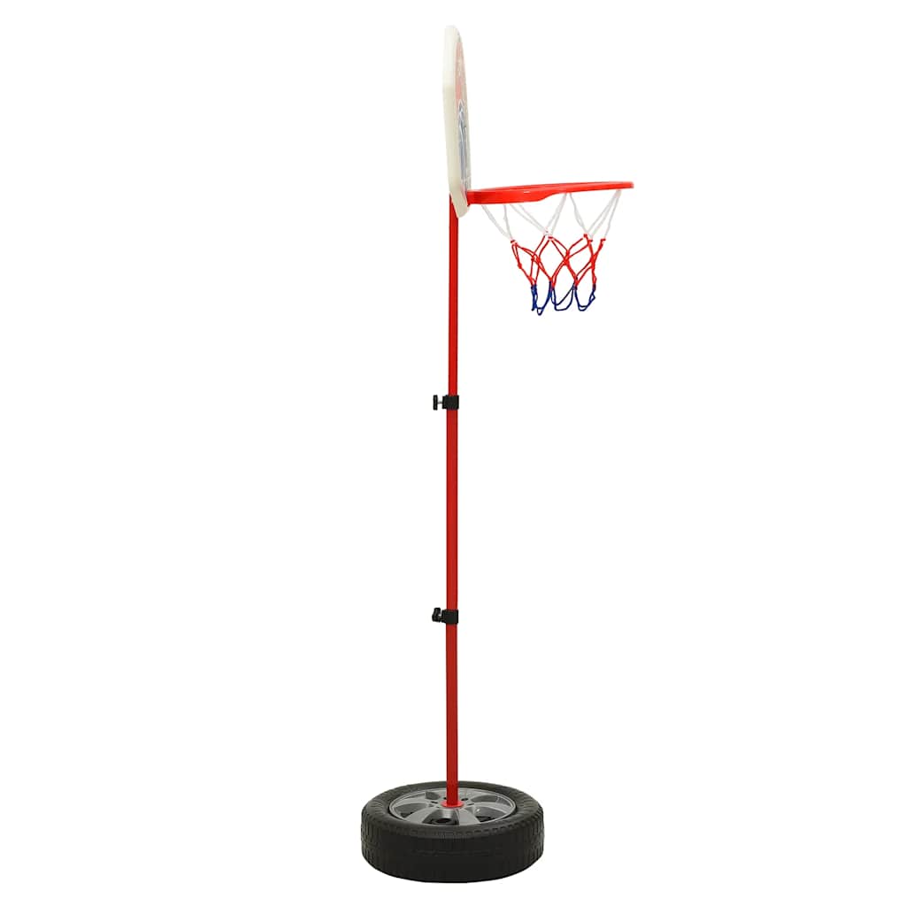 vidaXL Children Basketball Play Set Adjustable 120 cm - Multicolour