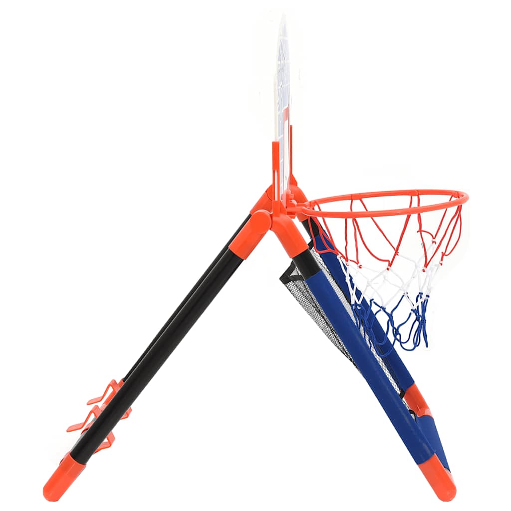 vidaXL Children Basketball Set Multifunctional Floor and Wall - Multicolour