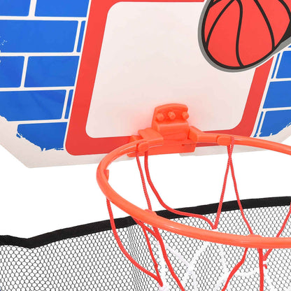 vidaXL Children Basketball Set Multifunctional Floor and Wall - Multicolour
