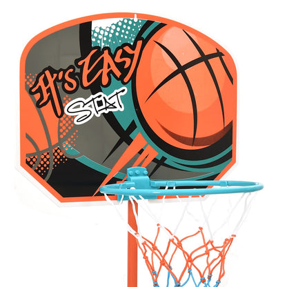vidaXL Portable Basketball Play Set Adjustable 109-141 cm - Multicolour