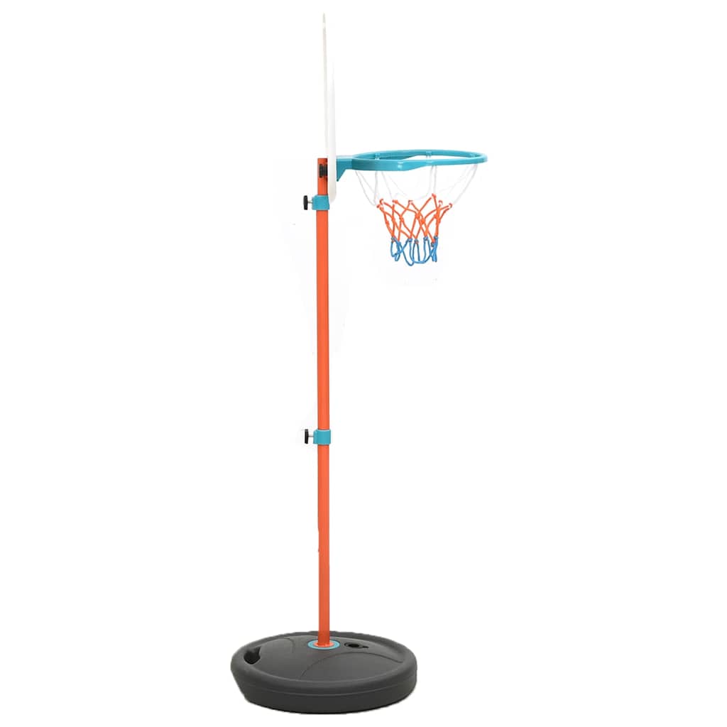 vidaXL Portable Basketball Play Set Adjustable 133-160 cm - Multicolour