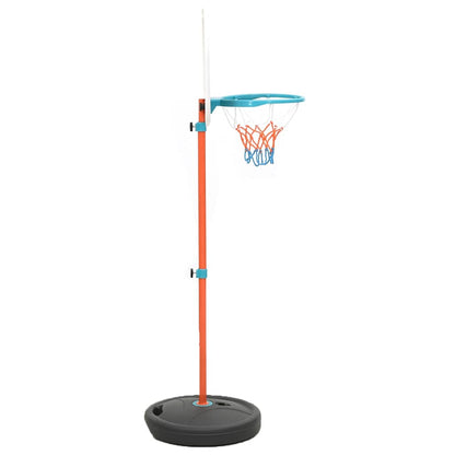 vidaXL Portable Basketball Play Set Adjustable 133-160 cm - Multicolour