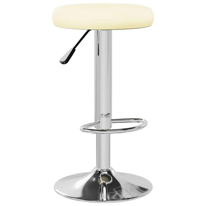 vidaXL Bar Stools 2 pcs Cream Faux Leather - 31 x 31 x 78 cm