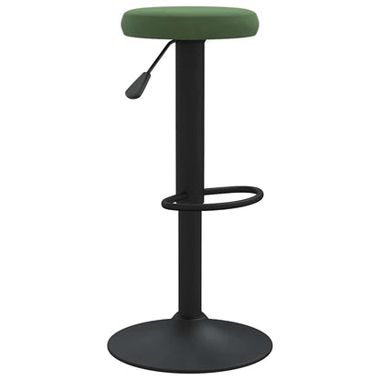 vidaXL Bar Stools 2 pcs Dark Green Velvet - Gre - 78 cm