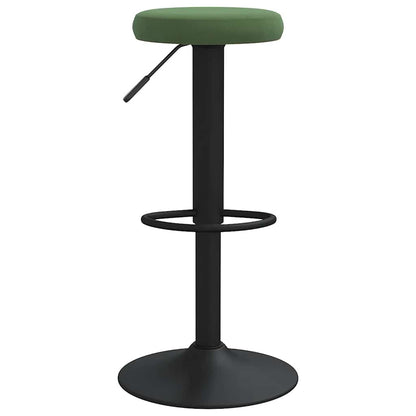 vidaXL Bar Stools 2 pcs Dark Green Velvet - Gre - 78 cm