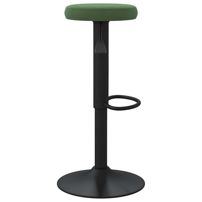 vidaXL Bar Stools 2 pcs Dark Green Velvet - Gre - 78 cm