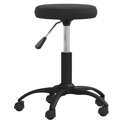 vidaXL Office Swivel Chair Black Velvet - 54 cm