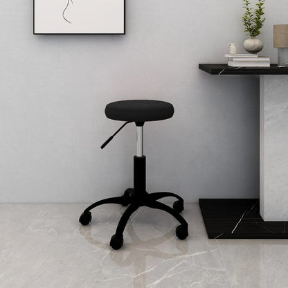 vidaXL Office Swivel Chair Black Velvet - 54 cm