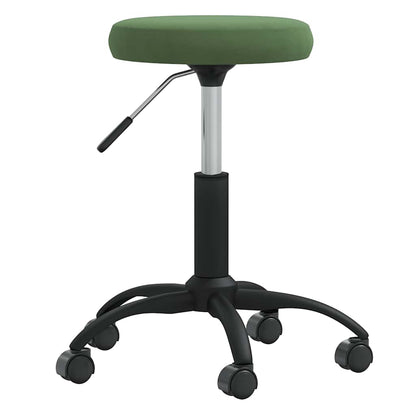vidaXL Office Swivel Chair Dark Green Velvet - Gre