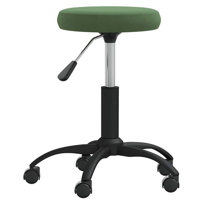 vidaXL Office Swivel Chair Dark Green Velvet - Gre